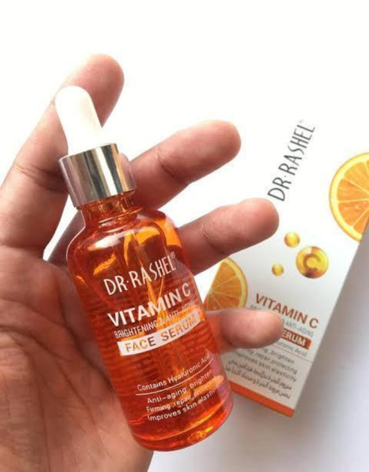 Dr. Rashel Vitamin C Brightening & Anti-Aging Face Serum – 50ml | With Hyaluronic Acid