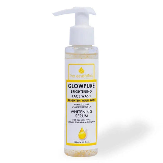 GlowPure Brightening Face Wash with Whitening Serum – 100ml | For All Skin Types
