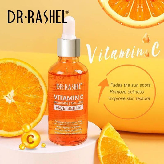 Dr. Rashel Vitamin C Brightening & Anti-Aging Face Serum – 50ml | With Hyaluronic Acid